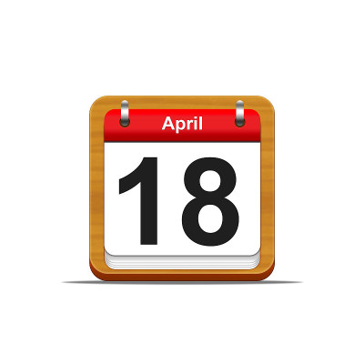 4月18日。