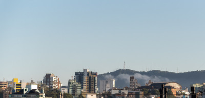 城市中心。巴西南大州圣玛丽亚市。