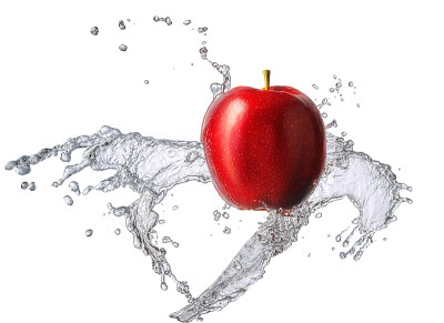 水溅与苹果隔离