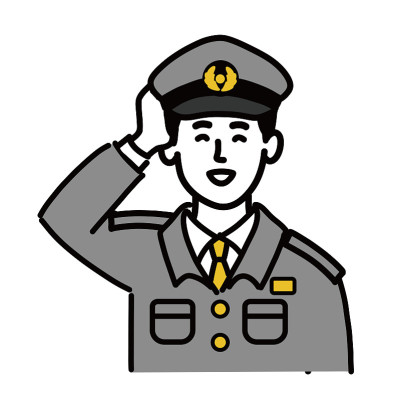 年轻男子警察pop动机