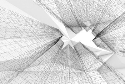 摘要数字图形背景。现代3 d艺术