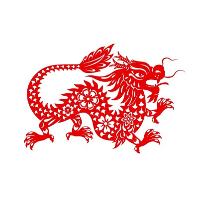 中国农历新年龙，生肖