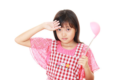 喜欢烹饪的女孩