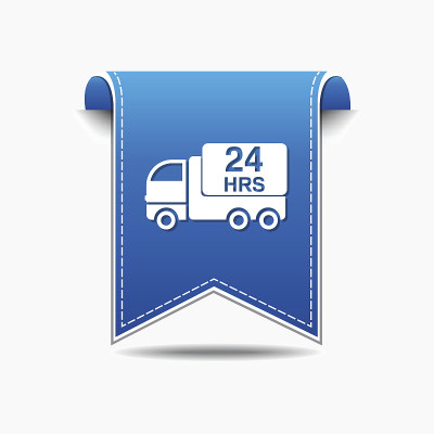24小时交付蓝色矢量图标设计
