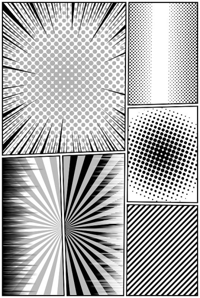 漫画单色垂直背景
