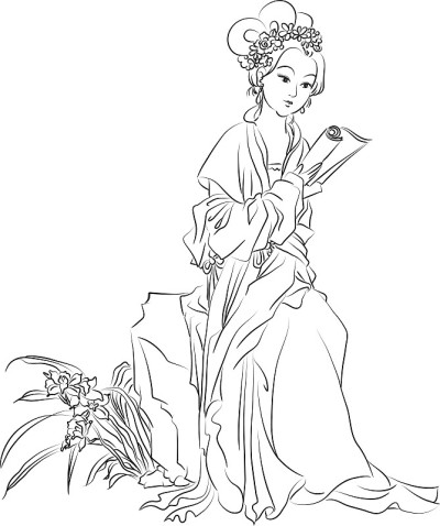中秋节的仙女