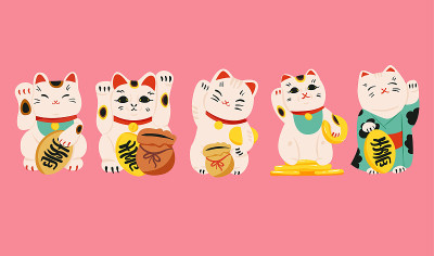 孤立的Maneki Neko集合。