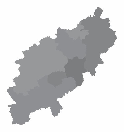 北安普敦郡行政地图