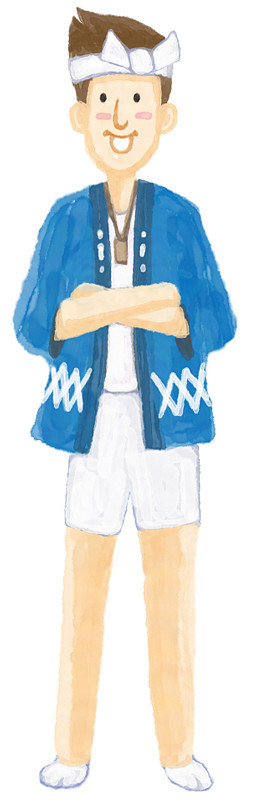 男人怀里