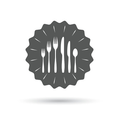甜点叉、刀、茶匙。餐具