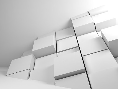 3d随机挤压立方体装饰