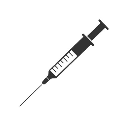 注射器带针头，注射疫苗