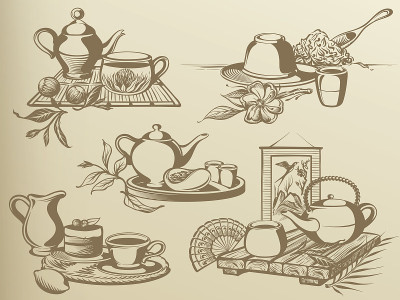 《茶道静物》