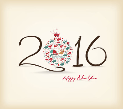 新年快乐201̀6庆祝背景