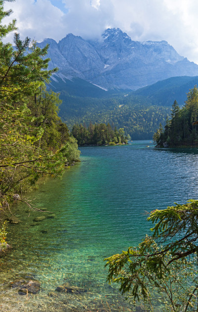 Eibsee,巴伐利亚