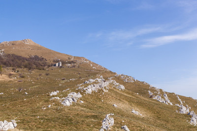 山的斜坡，纳米