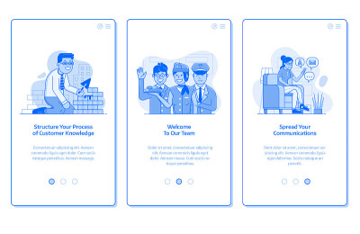 Online Advertising and Marketing UI Illustrations