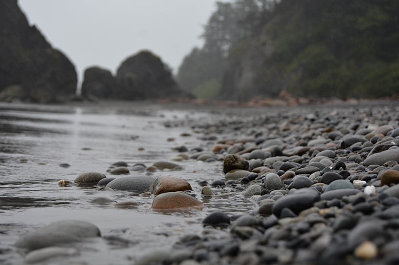 红宝石海滩，奥林匹克国家公园