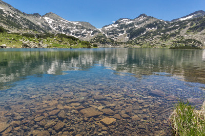 Demirkapiyski chuki和Dzhano峰，Popovo湖，皮林山令人惊叹的景观