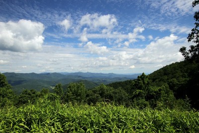 布里克über霍米尼谷在蓝岭公园路
