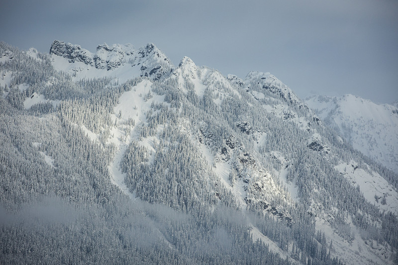 雪山艺术景观华盛顿