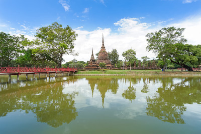 位于素可泰的萨斯寺是联合国教科文组织的世界遗产。