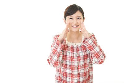 欢呼的女人