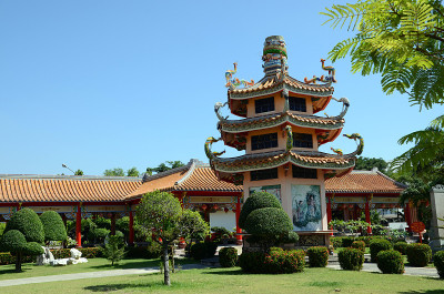 中国的寺庙。