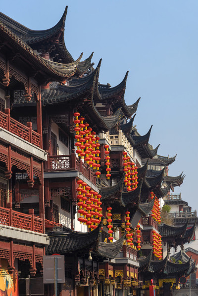 上海历史老城区建筑景观
