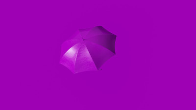 紫色的雨伞