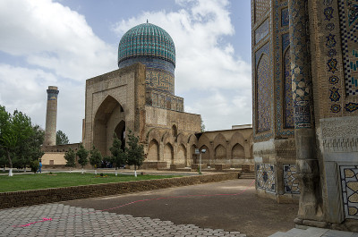 bibi - kanym清真寺的大型建筑群