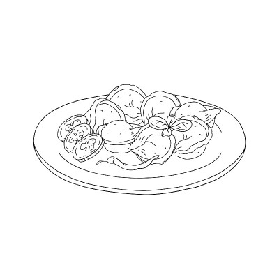 矢量插图孤立的白色背景。