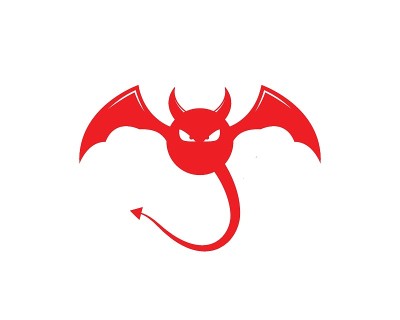 魔鬼标志矢量