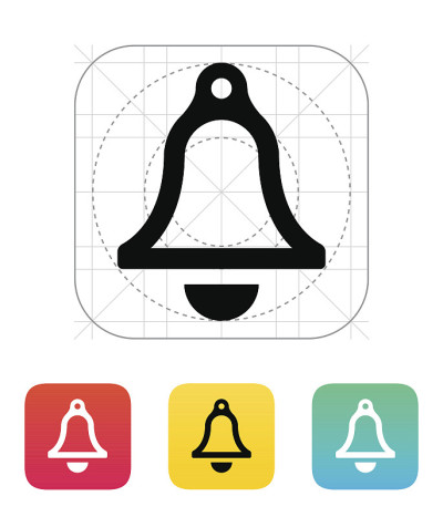 Bell icon.