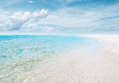 热带夏季海滩