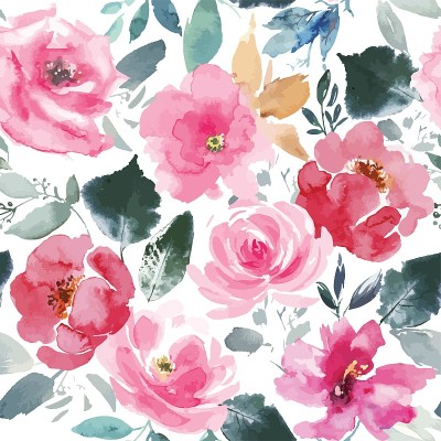 水彩Flower_Pink_4