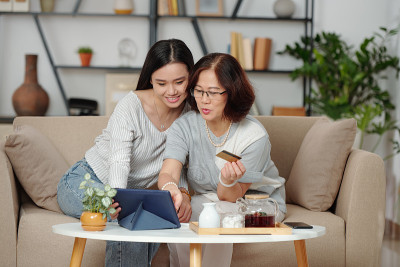 帮助妈妈网上购物