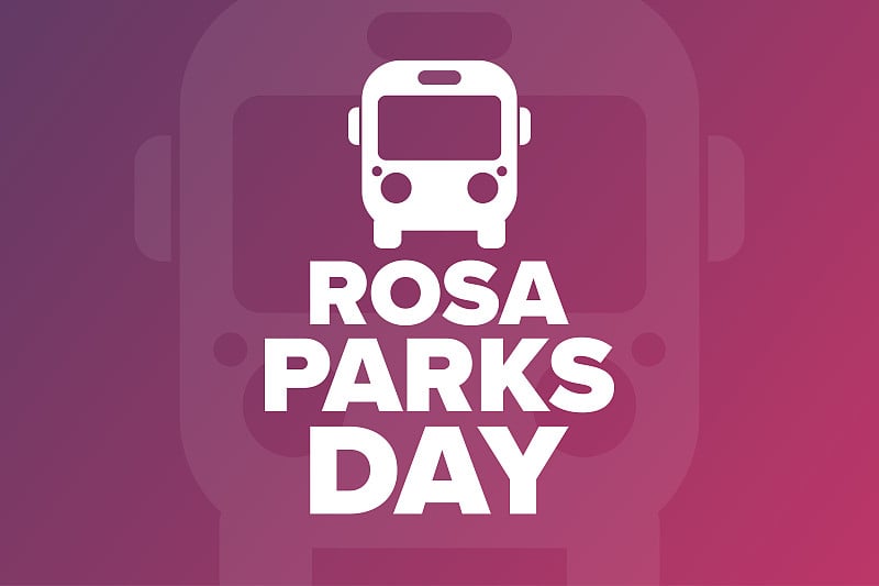 Rosa Parks Day. Holiday concept. Template for back