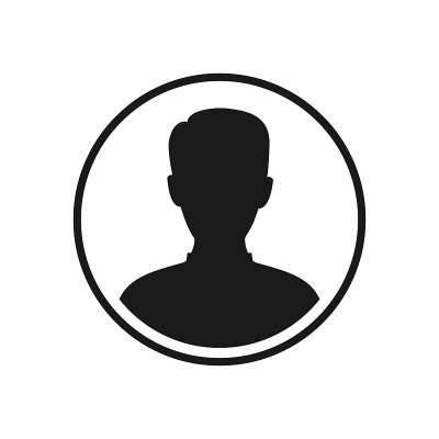 男人是商业剪影的象征。