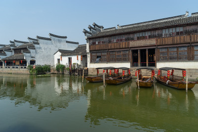 中国江南古镇的风景
