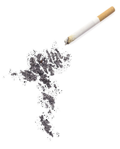 法罗群岛和香烟形状的灰(系列)。