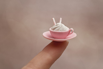 微型:美味的甜点。