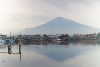 cireai山，cirebon -印度尼西亚