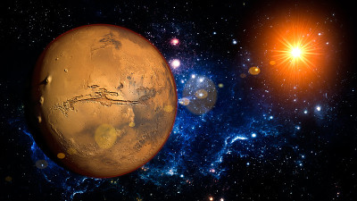 火星行星太阳系空间隔离