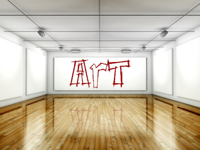 画廊内墙画