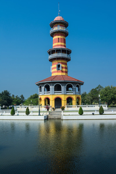 观察员塔，邦巴印，泰国