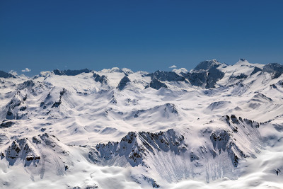 阿尔卑斯山的山景