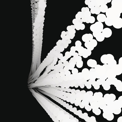点流。设计模板。抽象的矢量图。