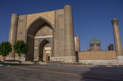 bibi - kanym清真寺的大型建筑群