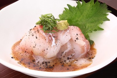 日本料理，生海鲷菜